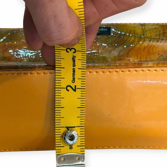 KATE SPADE NEW YORK Amber Leaf Embossed Patent Shoulder Bag - Picture 6 of 6